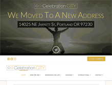 Tablet Screenshot of celebrationcity.net